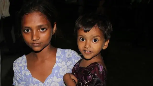 राहत कैंप में विस्थापित बच्चे. तस्वीर सितंबर 2013 की है