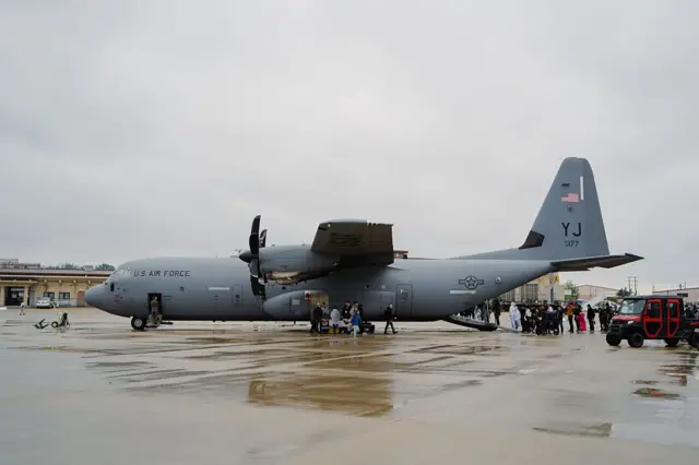 Ảnh tư liệu một chiếc C-130 của Mỹ Ảnh tư liệu một chiếc C-130 của Mỹ