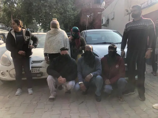 ધરપકડ કરાયેલી ટોળકી