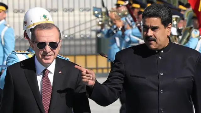Nicolás Maduro y Recep Tayyip Erdogan.