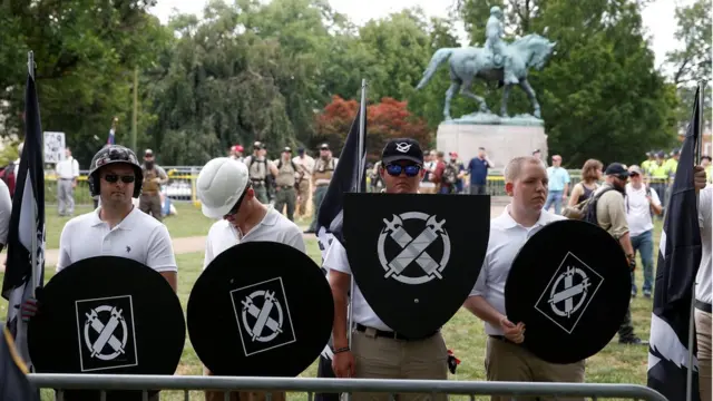 Supremacistas blancos en Charlottesville, Virginia