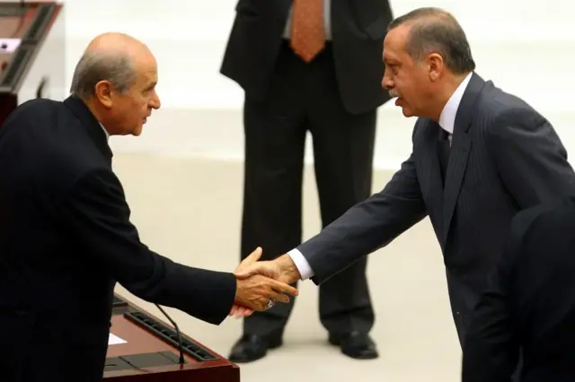 Bahçeli ve Erdoğan