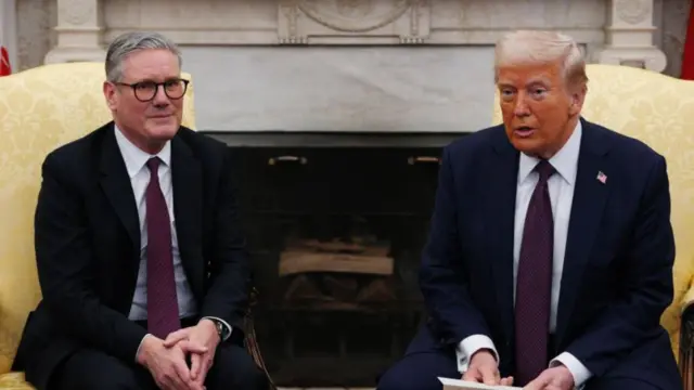 英國首相施紀賢和美國總統特朗普