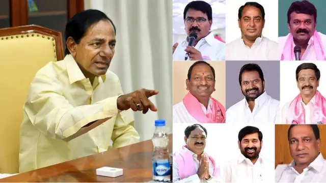 తెలంగాణ సీఎం కేసీఆర్, మంత్రి పదవుల ఆశావహులు