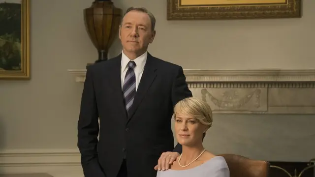 Kevin Spacey y Robin Wright en una escena de la serie House of Cards (Foto: Netflix)