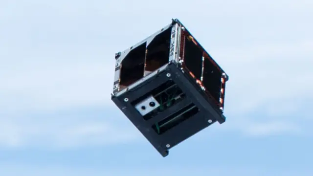 CubeSat in space