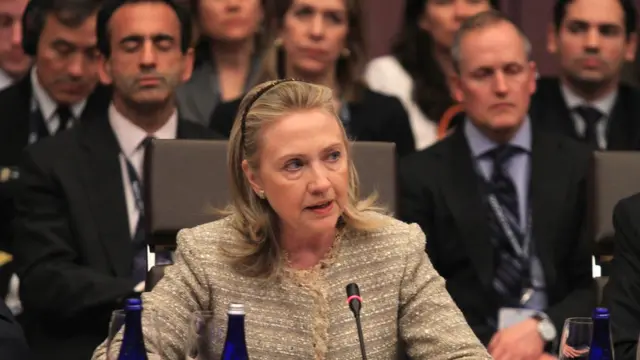 Hillary Clinton como secretaria de Estado