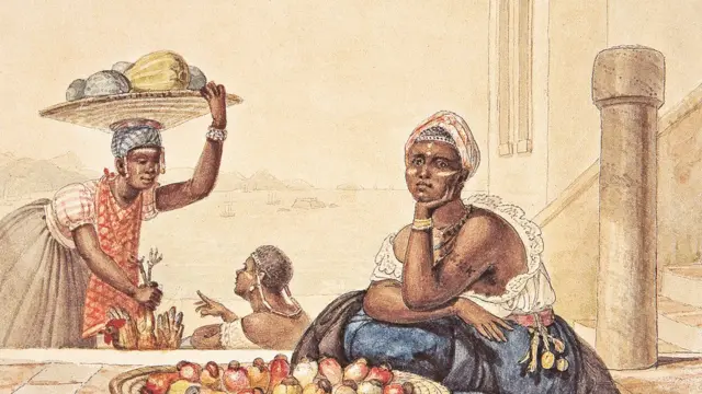 Negra tatuada vendendo cajus, aquarela sobre papelsite de análises de futebol virtual grátisJean-Baptiste Debret, 1827. 15,7 x 21,6 cm. Museus Castro Maya/ Ibram/MinC