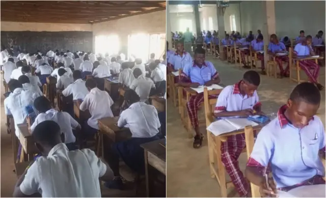 Ụmụakwụkwọ na-ele ule Waec n'Ebonyi Steeti