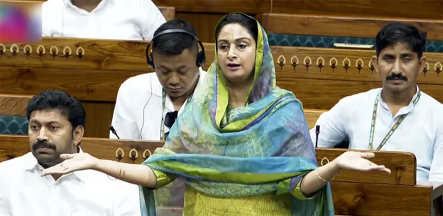 शिरोमणि अकाली दल की सांसद हरसिमरत कौर