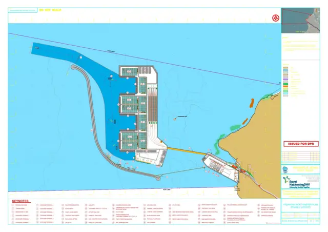 वाढवण बंदराचा आराखडा