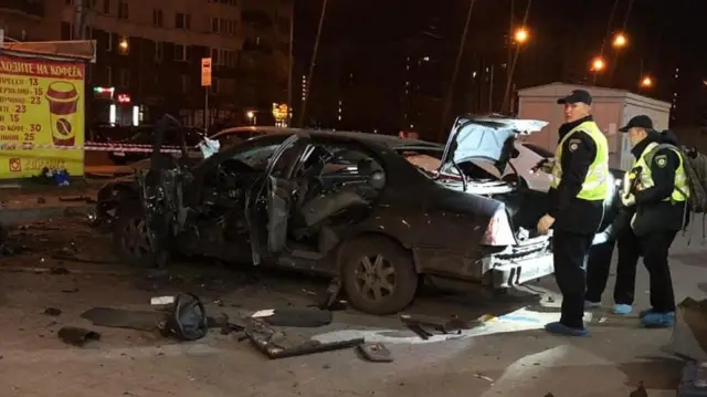 Через підрив авто постраждав співробітник Головного управління розвідки Міноборони Кирило Буданов, Київ, 4 квітня 2019 року