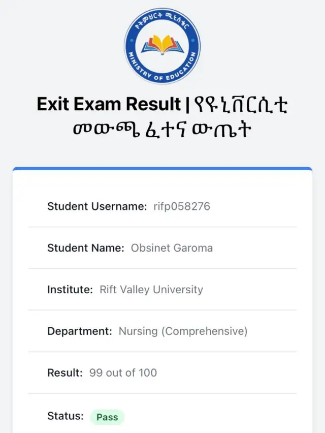 Qabxiin Obsineet 100 keessaa 99 dha