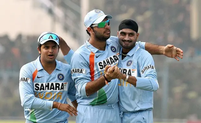 युवराज सिंह, सुरेश रैना और हरभजन सिंह