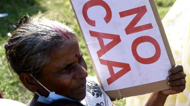 सीएए के विरोध में प्रदर्शन 