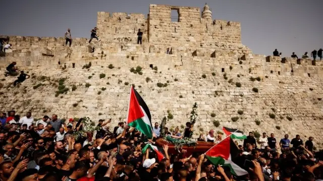 Pemakaman Shireen Abu Aqla