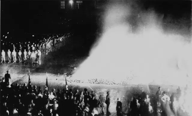 nazi book burning