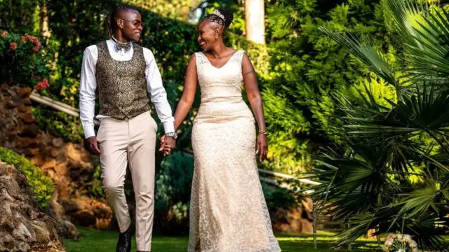 Guardian Angel Wedding: Guardian Angel & Esther Musila marriage fotos reaction