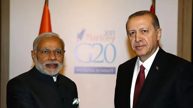 મોદી અને અર્દોઆન (ફાઇલ ફોટો)
