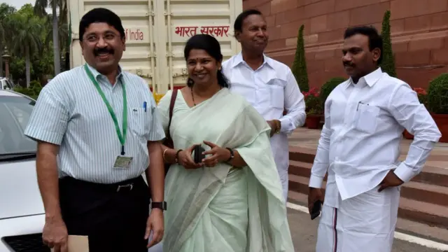 ஆ.ராசா, கனிமொழி