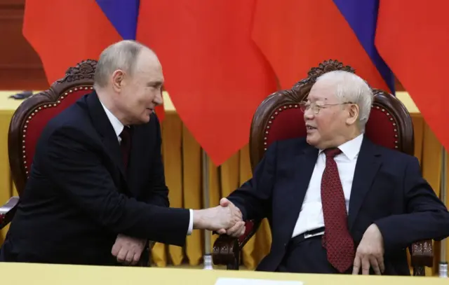 Ông Putin và ông Nguyễn Phú Trọng