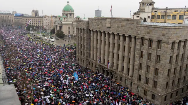 Protest u Beogradu 15. marta