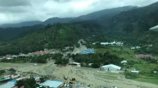 banjir, papua