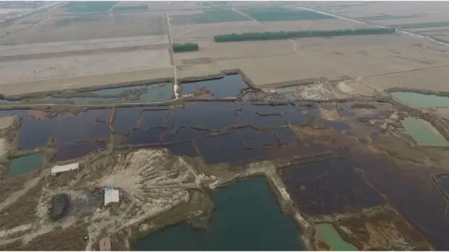 南赵扶镇其中一个渗坑