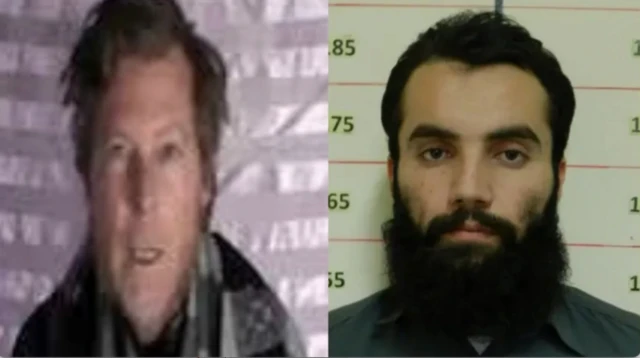  تیموتی ویکس و انس حقانی که در سال ۲۰۱۹ در نتیجه مبادله زندانیان آزاد شدند