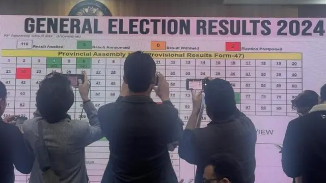 பாகிஸ்தான் தேர்தல் நிலவரம், இம்ரான் கான், நவாஸ் ஷெரீப்