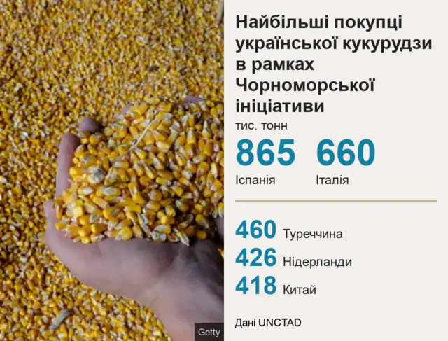 найбільші покупці української кукурудзи