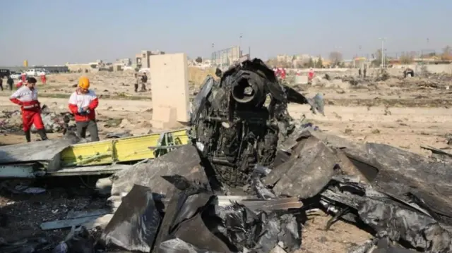 इरान विमान दुर्घटना