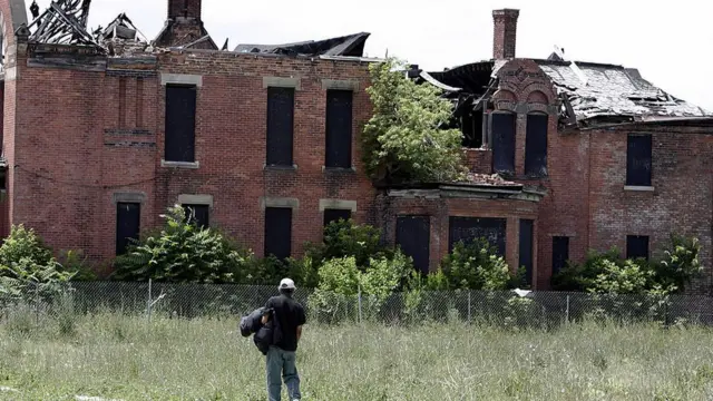 casa abandonada en detroit
