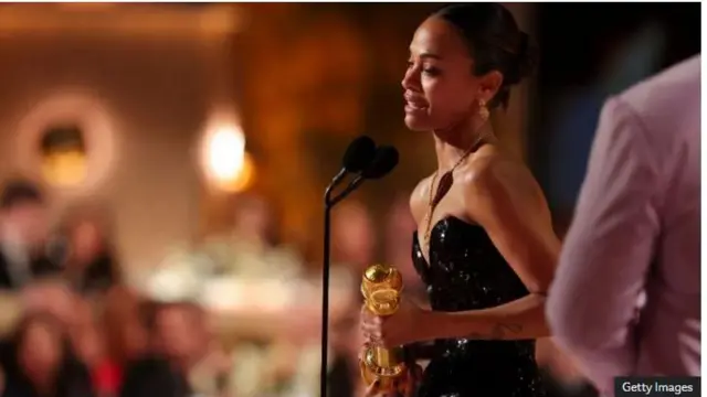 Aworan Saldana, ọkan ninu awọn to gba ami ẹyẹ