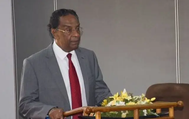 இலங்கையின் மீள்குடியேற்ற அமைச்சர் டி.எம்.சுவாமிநாதன்