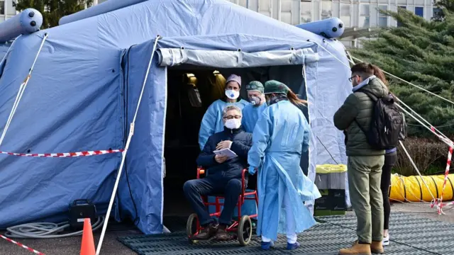 Khu vực phía bắc của Ý đã bị ảnh hưởng nặng nề nhất ở bởi virus corona