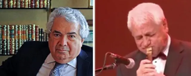 از چپ صادق سمیعی و ژیوان گاسپاریان