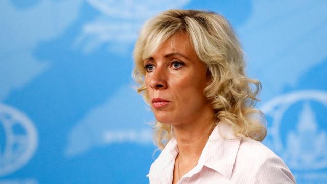 俄国外交部发言人玛丽亚·扎哈诺娃