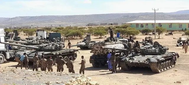 ዝተረከባ ታንክታትን ተሽከርከርትን ህወሓት