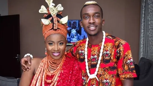 Henry Onyekuru na nwunye ya