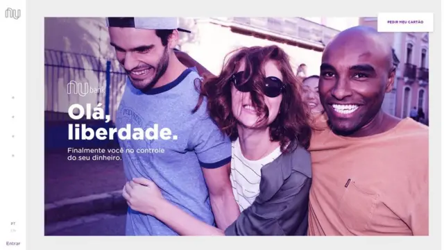 Página web de Nubank