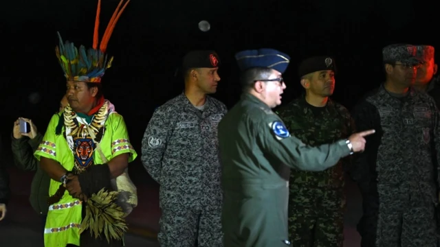 Indigenas en el opertivo