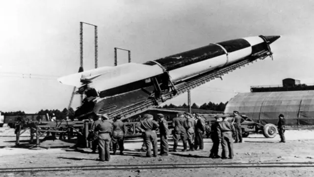 أحد الصواريخ الألمانية إبان حكم هتلر