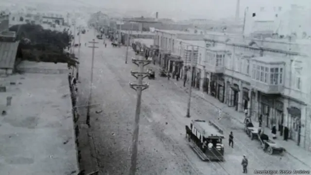 Telefon küçəsi 1905-ci ilə qədər. Foto: Dövlət arxivi