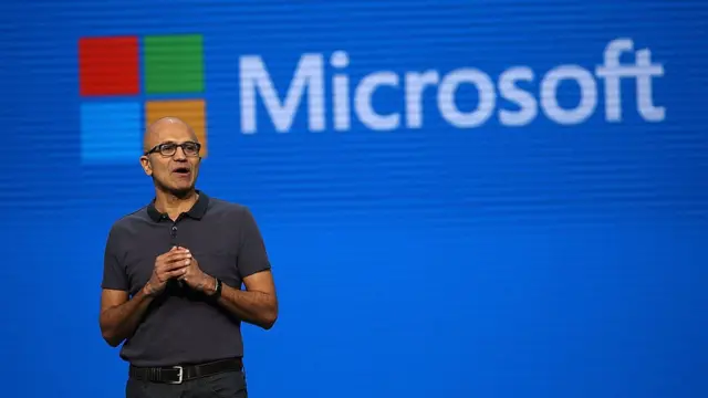 Diretor da Microsoft, Satya Nadella.