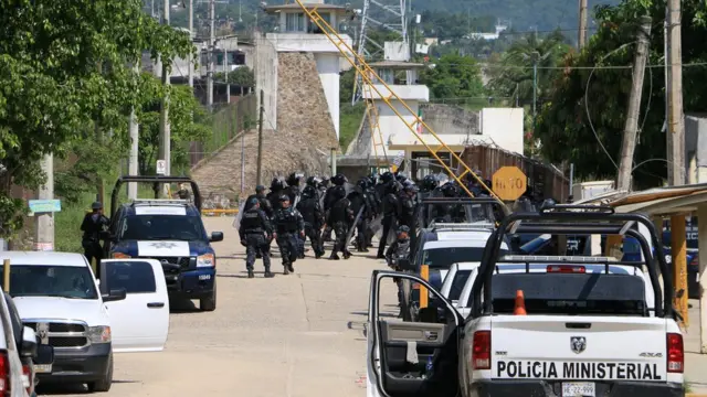 Aledaños de la cárcel Las Cruces, Acapulco, México