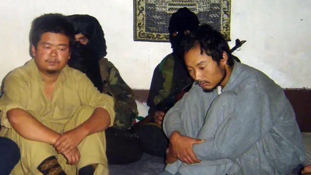 Two Chinese workers kidnapped by the Taliban in Afghanistan, 2007