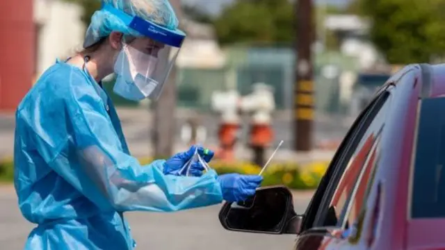ABD'de yapılan koronavirüs testi