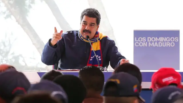 Nicolás Maduro en el programa Los Domingos con Maduro, el 23 de abril, 2017