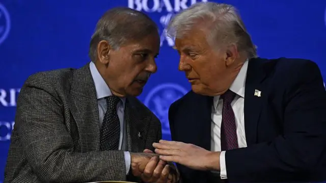  शहबाज़ शरीफ़ और अमेरिकी राष्ट्रपति डोनाल्ड ट्रंप. 